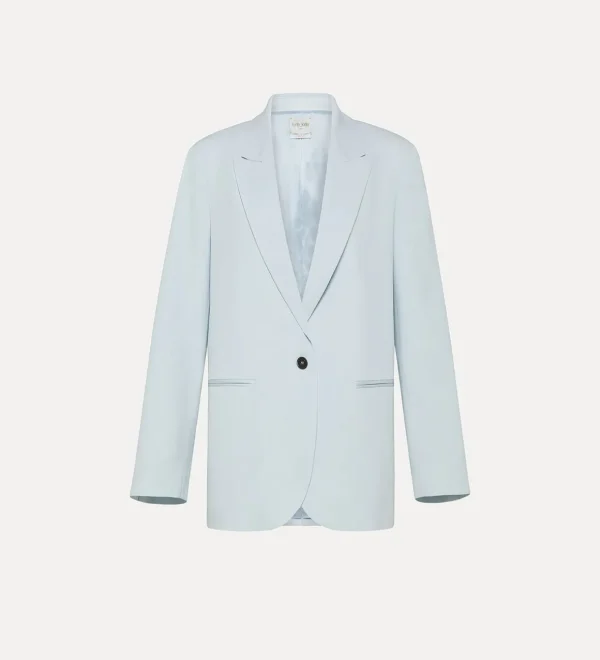 Blazer satin nuage