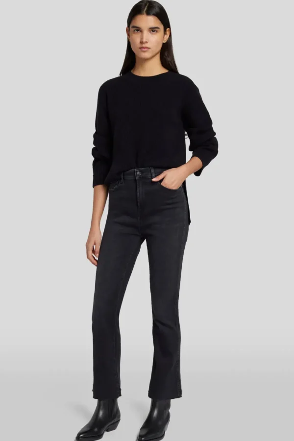 BOOTCUT-JEANS MET HOGE TAILLE