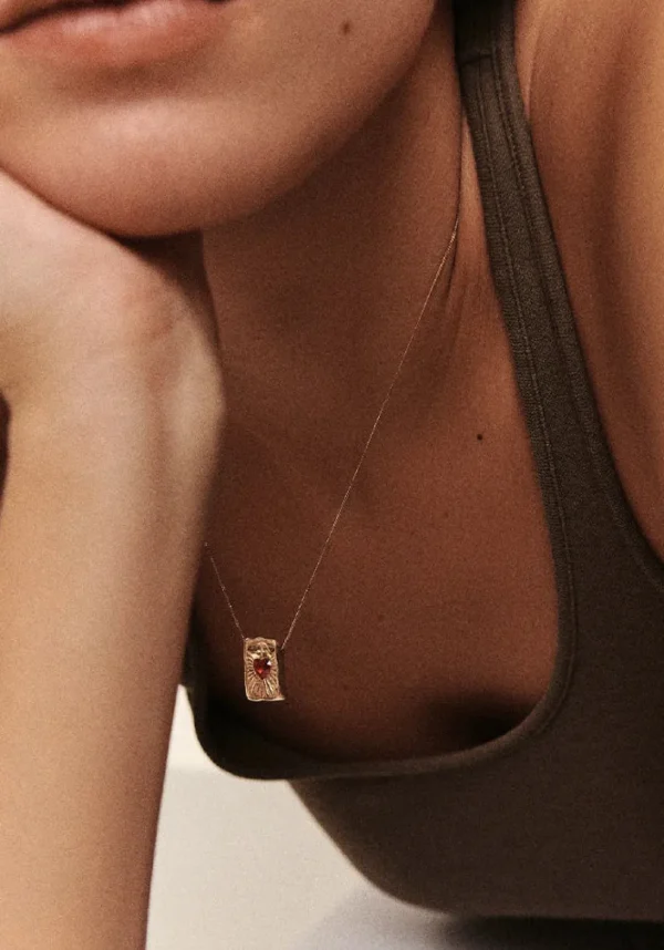 GARNET LIEFDE KETTING