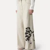 Pantalon en coton beige