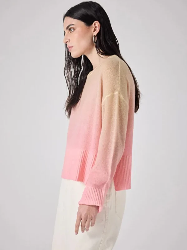 Pull col rond tie & dye ARES