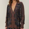 Robe mini print floral