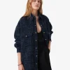 Surchemise longue denim BINNA