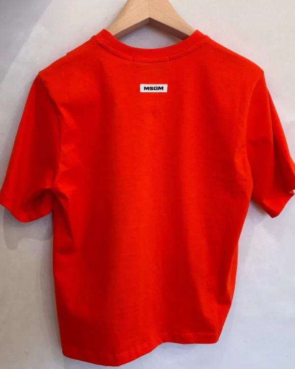 T-shirt rouge MSGM
